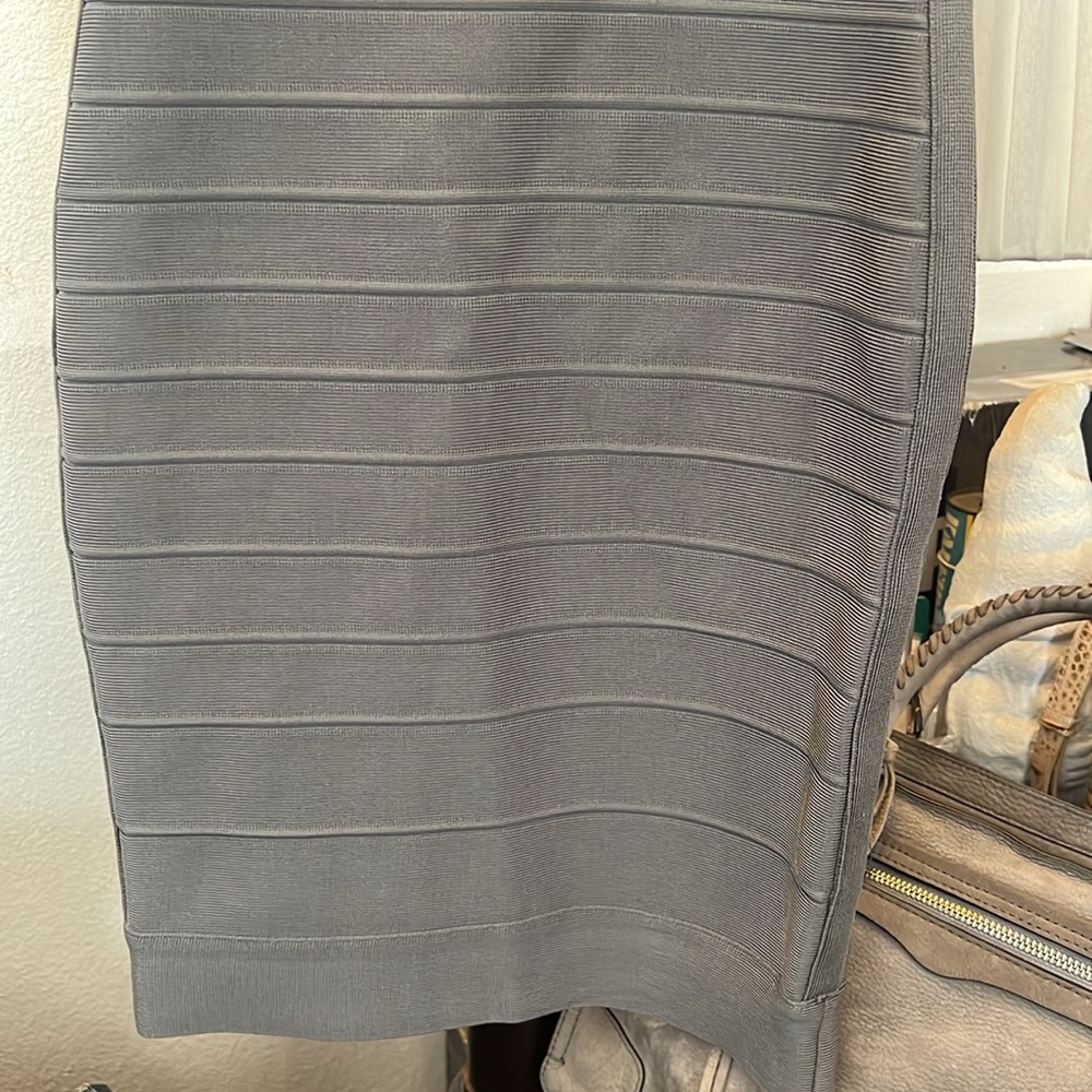 CelebritStyle Grey Bodycon Dress NWT - Picture 2 of 9